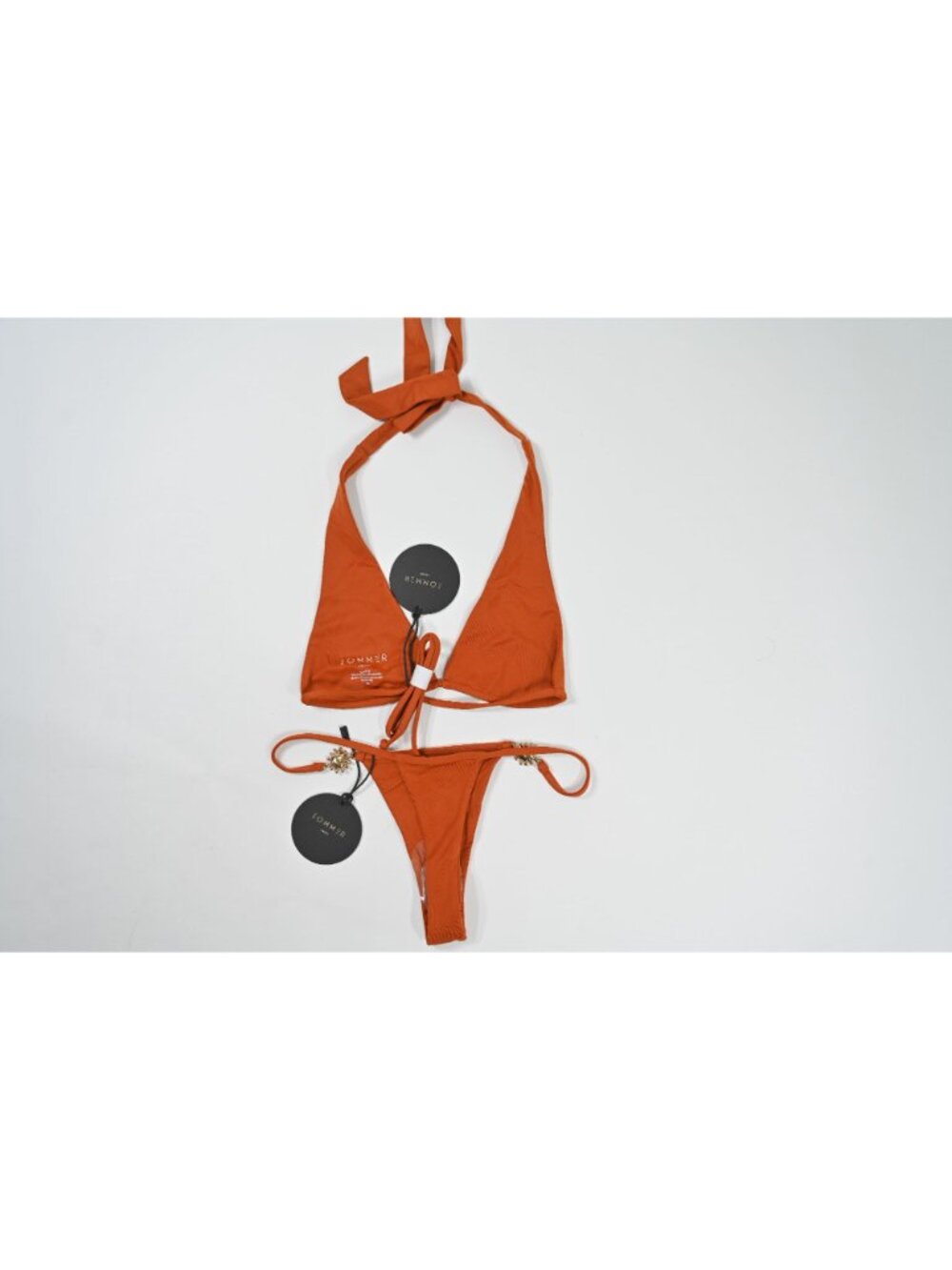 Sommer Swim Baia Top & Roma Bottoms Bikini Set in Umber - Picture 2 of 3